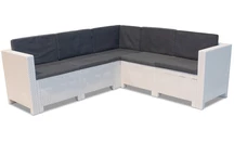 Technológia rattan sarok Colorado Corner Bica fehér