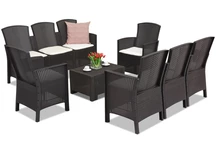 Technorattan bútorkészlet Lido Coffee 8 barna Bica