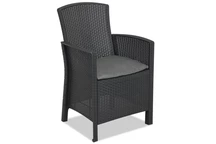 Technorattan fotel Lido Bica antracit