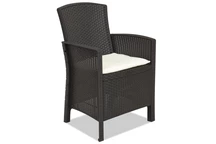 Technorattan fotel Lido Bica barna