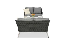 Bilbao Coffee kerti bútor 4 személyes kis asztallal Garden Point antracit