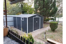 Malmo 3,4 x 3,9 m Store Boss fém szerszámosház, antracit