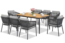 Alumínium bútor Padva/Almada 8 fő részére Garden Point