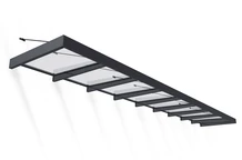 Alumínium előtető Sophia XL 1,4 x 8,5 m Palram - Canopia antracit