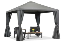 Antracit kerti pavilon Madrid 3 x 3m Prémium Garden Point