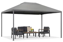 Antracit kerti pavilon Madrid 3 x 4 m Garden Point