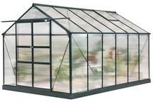 Azalia alumínium üvegház 2.5 x 3.7m CoverTech zöld