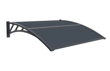 Tiset 80 x 120cm CoverTech antracit színű előtető ajtó fölé
