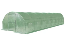Fóliaalagút ajtóval 4x10m Garden Point, zöld