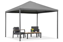 Madrid Garden Point 3 x 3 m-es antracit kerti pavilon