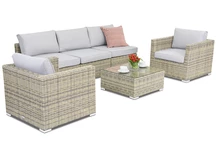 Rattan kerti bútor Wenecja 5 Garden Point szürke