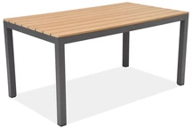 Zakintos antracit alumínium asztal Garden Point