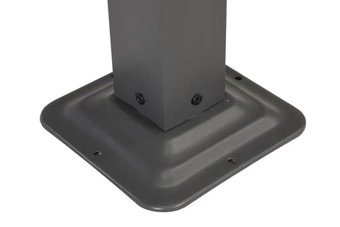 Alumínium fali pavilon 3 x 5 m Tarragona Garden Point antracit színben