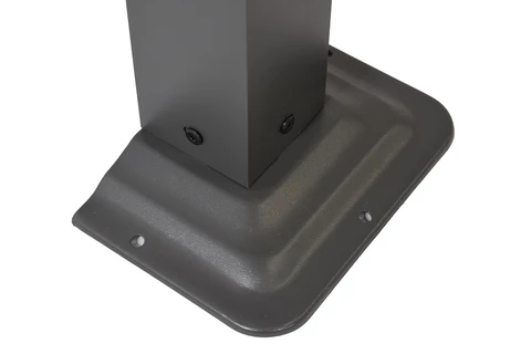 Alumínium fali pavilon 3 x 5 m Tarragona Garden Point antracit színben