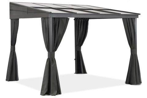 Függönyökkel antracit