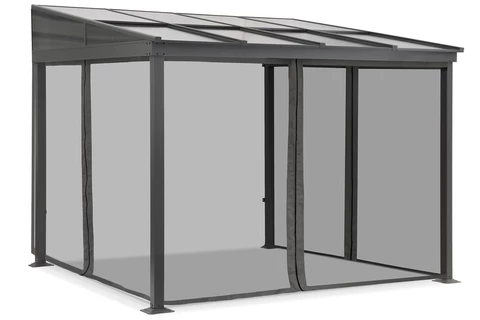 Szúnyoghálóval Antracit