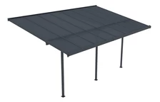 Nevada polikarbonát terasz előtető 3,05 x 4,96 m CoverTech antracit