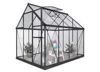 Polikarbonát kerti üvegház Bergenia 1,8 x 2,4 m CoverTech