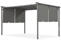 Sevilla 3x4m Garden Point antracitszürke teraszpergola