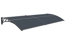 Tiset 80 x 240cm CoverTech antracit színű előtető ajtó fölé