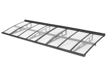 Ajtótető Kassel 100 x 300 cm CoverTech antracit