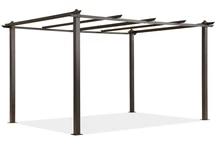 Barbados 3 x 4 m fa Garden Point fém kerti pergola kerete