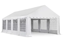 Fehér 4x8m Hanover kerti party sátor Garden Point