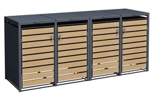 Burkolat 4 hulladékgyűjtőhöz 120l vagy 240l Bremen CoverTech