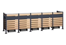 Burkolat 5 hulladékgyűjtőhöz 120l vagy 240l Breda CoverTech