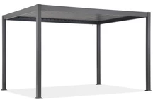 Lagos Premium 3x3 szabadon álló terasz pergola kétoldali redőnnyel Garden Point antracit (1)