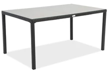 Milan Garden Point technorattan asztal fekete