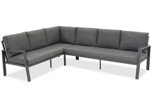 Zakintos sarok antracit technorattan kerti sarok Garden Point