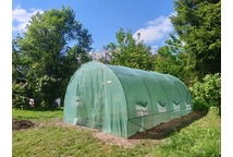 Garden Point 3x4,5m-es fémvázas fóliasátor, zöld