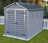 Szerszámos ház a kertbe SkyLight Palram - Canopia 1,85 m x 3,05 m szürke