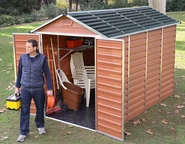 Szerszámtároló barna SkyLight 6x10 Palram - Canopia