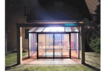 Téli kert Veranda Sanremo Palram - Canopia 3 x 4,25 m szürke