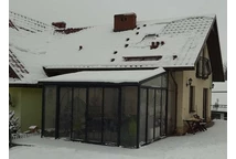 Veranda Sanremo Palram szürke télikert - Canopia 3 x 4,25 m