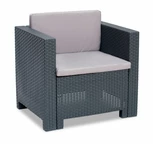 Colorado antracit techrattan fotel