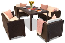 Rattan szett Colorado 6 barna