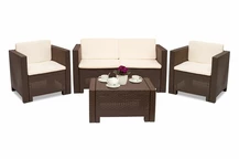 Techno rattan készlet Colorado 2 barna