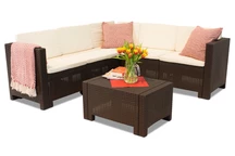 Technológia rattan sarok Colorado Corner barna