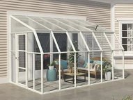 Téli kert Sun Room Palram 8x12 fehér