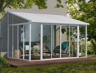 Téli kert Veranda Sanremo Palram - Canopia 3 x 5,4 m fehér